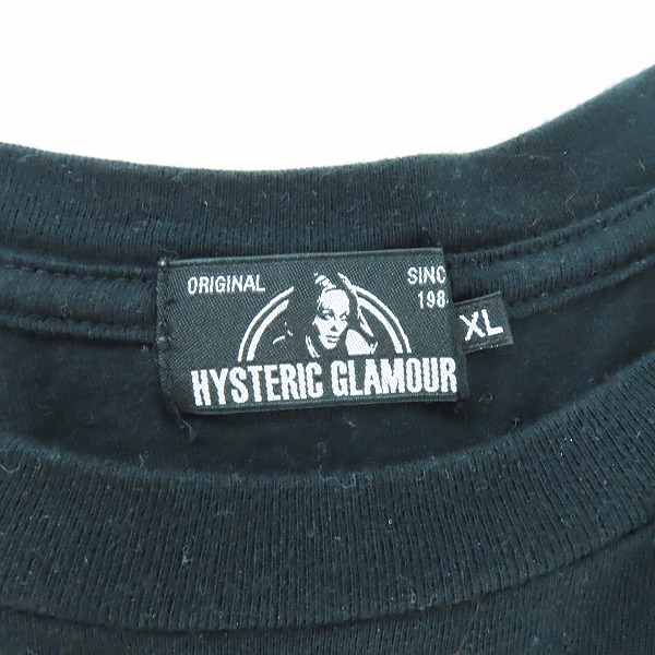 実際に弊社で買取させて頂いたHYSTERIC GLAMOUR/ヒステリックグラマー HYS EXPERIENCE Tシャツ 02211CT13/XLの画像 2枚目