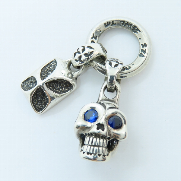 実際に弊社で買取させて頂いたBill Wall Leather/BWL/ビルウォールレザー ストーンアイ スカル/クロス ペンダント トップ