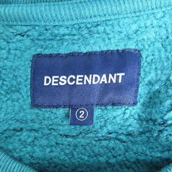 実際に弊社で買取させて頂いたDESCENDANT/ディセンダント スウェットトレーナー/2の画像 2枚目