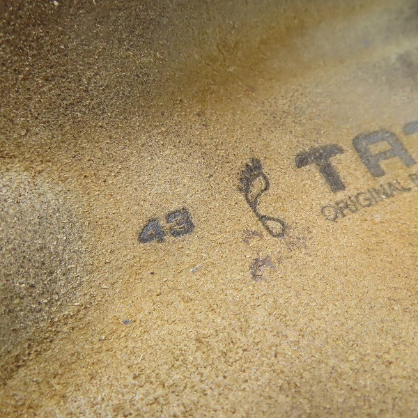 実際に弊社で買取させて頂いたTATAMI BIRKENSTOCK/タタミ ビルケンシュトック アリゾナ型 サンダル 43の画像 5枚目