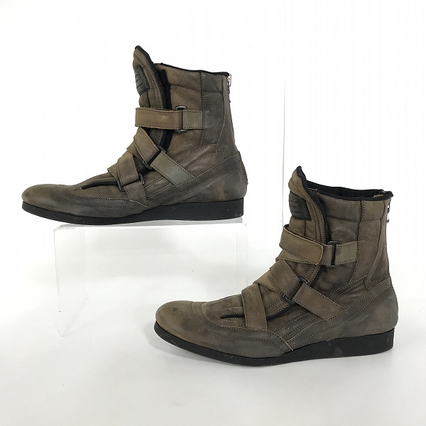 実際に弊社で買取させて頂いたJULIUS/ユリウス バックジップベルトブーツ/2の画像 3枚目