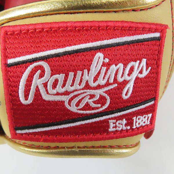 実際に弊社で買取させて頂いた【未使用】Rawlings/ローリングス HYPER TECH COLOR SYNC 軟式 外野手 右投げ用 グローブ GR4HTCY719の画像 3枚目
