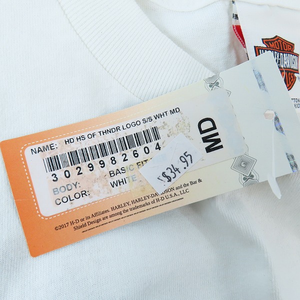 実際に弊社で買取させて頂いたHARLEY-DAVIDSON/ハーレーダビッドソン エンジンプリント Tシャツ/Mの画像 7枚目
