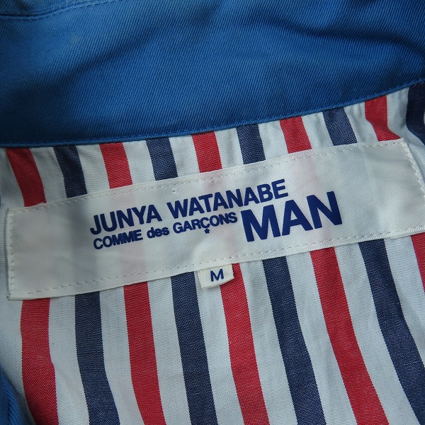 実際に弊社で買取させて頂いたJUNYA WATANABE COMME des GARCONS/ジュンヤワタナベ コムデギャルソン 21SS シャンブレーコート WG-C001 Mの画像 2枚目