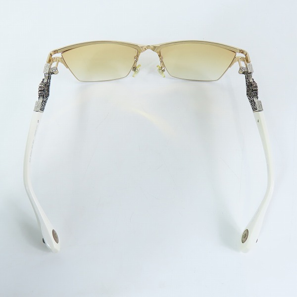 実際に弊社で買取させて頂いたA'rossvy/ロズヴィー PREMIUM COLLECTION 15周年モデル ダイヤモンド サングラス/アイウェア MOD009の画像 3枚目