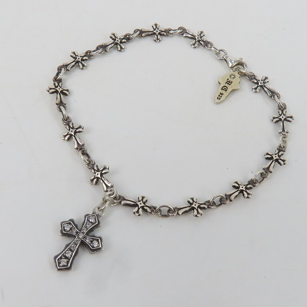 実際に弊社で買取させて頂いたA&G/エーアンドジー クロスブレスレット