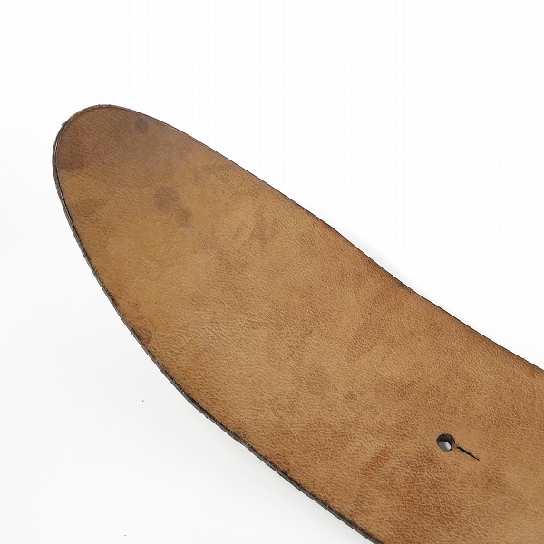 実際に弊社で買取させて頂いたDOLCE & GABBANA/ドルチェ&ガッバーナ レザーベルト/85CM-34INCHの画像 6枚目