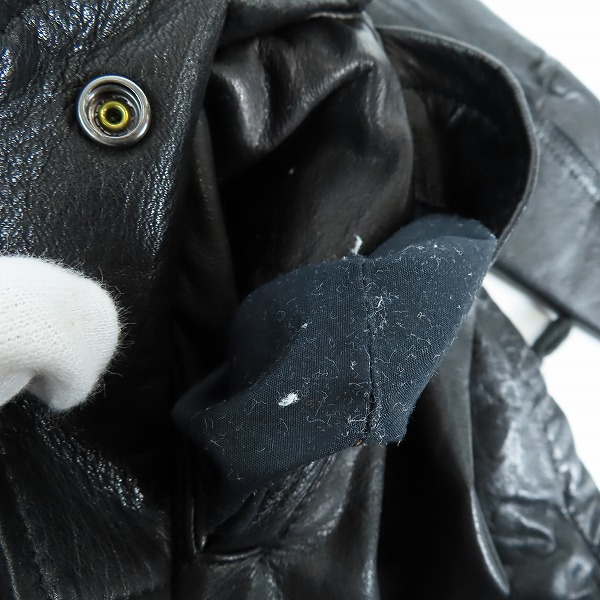 実際に弊社で買取させて頂いたwjk/ダブルジェイケイ レザージャケット lc06/Sの画像 6枚目