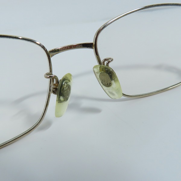 実際に弊社で買取させて頂いたdunhill/ダンヒル T-CELLULOID/TITAN F-K14WG/ホワイトゴールド メガネフレーム 1026の画像 3枚目