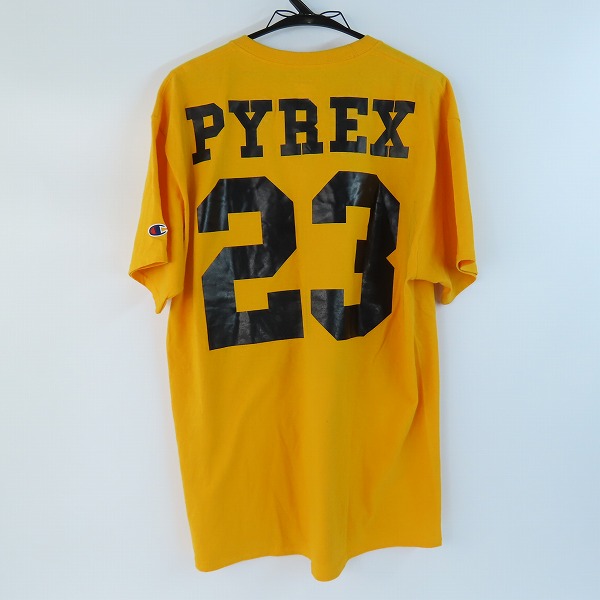実際に弊社で買取させて頂いたChampion×PYREX VISION/チャンピオン×パイレックス プリント Tシャツ/Lの画像 1枚目