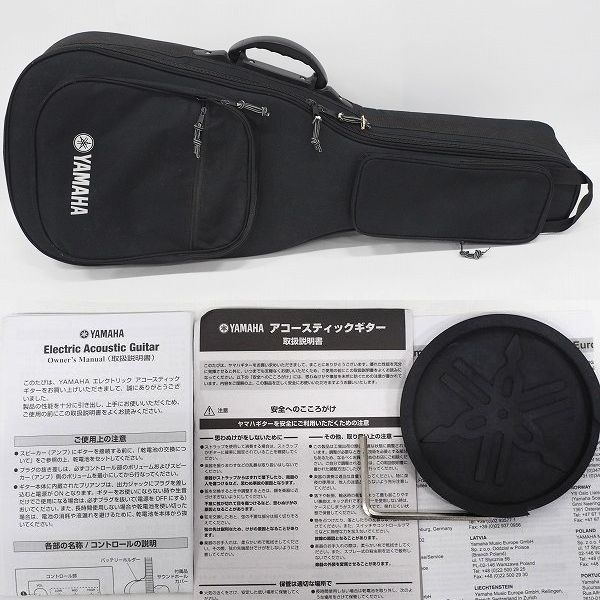 実際に弊社で買取させて頂いた★【難有り】YAMAHA/ヤマハ AC1M エレアコ/アコースティックギター/アコギ ギグケース付の画像 9枚目
