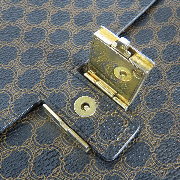 実際に弊社で買取させて頂いたCELINE/セリーヌ オールド クラッチ/セカンドバッグ マカダム柄の画像 6枚目