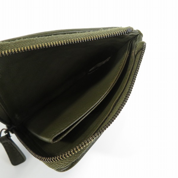 実際に弊社で買取させて頂いたBOTTEGA VENETA/ボッテガヴェネタ L字 コインケース/小銭入れ イントレチャートの画像 3枚目