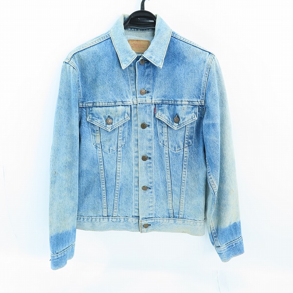 実際に弊社で買取させて頂いたLEVI'S/リーバイス 刻印525 スモールe 均等V 4th ヴィンテージ/ビンテージ デニムジャケット