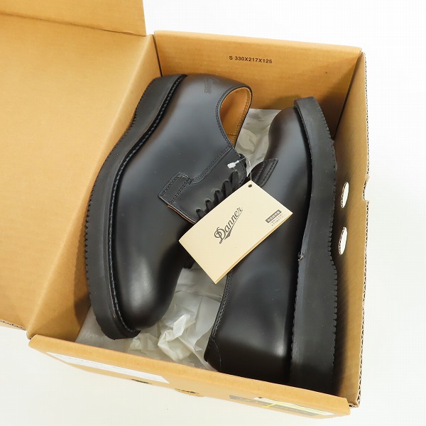実際に弊社で買取させて頂いた【未使用】Danner/ダナー POSTMAN2/ポストマン2 プレーントゥ レザー ドレスシューズ D212100/8の画像 7枚目