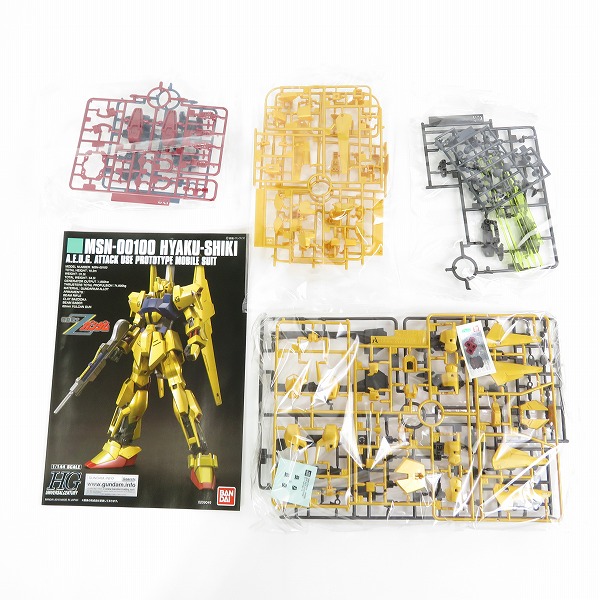 実際に弊社で買取させて頂いた【未組立】BANDAI/バンダイ HG 1/144 ギャン/ジェスタ/百式 3点セット/ガンプラの画像 3枚目