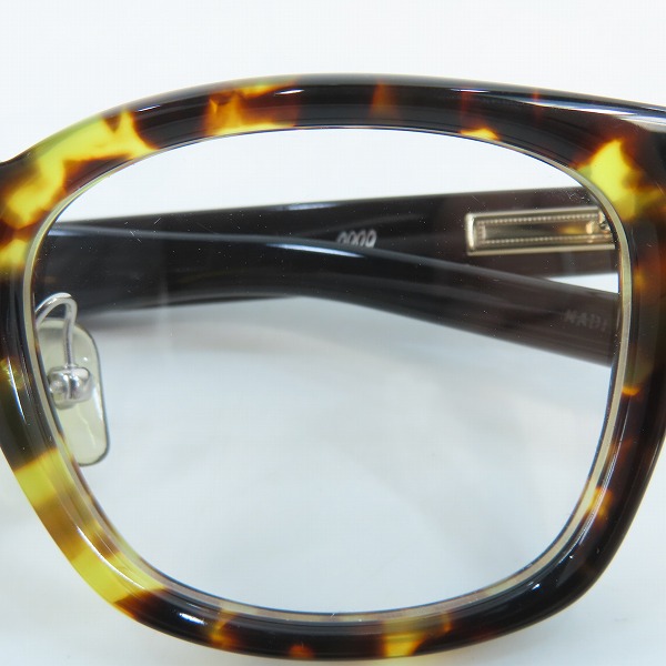 実際に弊社で買取させて頂いた999.9/フォーナインズ アイウェア/メガネフレーム NP-161 651の画像 8枚目