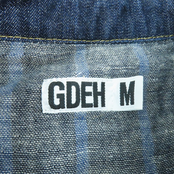 実際に弊社で買取させて頂いたGOODENOUGH/GDEH/グッドイナフ ジップアップ デニムジャケット/Mの画像 3枚目