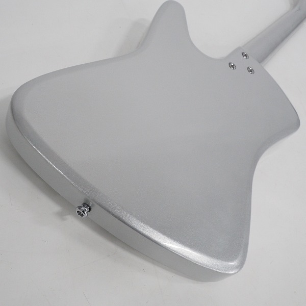 実際に弊社で買取させて頂いた★EASTWOOD GUITARS/イーストウッド AIRLINE BIGHORN Sonic Silver ビザールギター エレキギター ソフトケース付の画像 7枚目