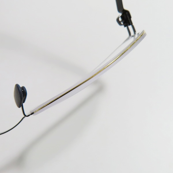 実際に弊社で買取させて頂いたMYKITA/マイキータ KAZUO GOLD/JETBLACK メガネフレーム の画像 6枚目
