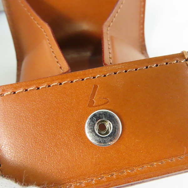 実際に弊社で買取させて頂いた土屋鞄製造所/ツチヤカバン ブライドル BOX コインケース の画像 4枚目