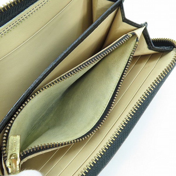 実際に弊社で買取させて頂いたGLADHAND×PORTER/グラッドハンド×ポーター BELONGINGS ZIP WALLET ラウンドジップ 長財布の画像 3枚目