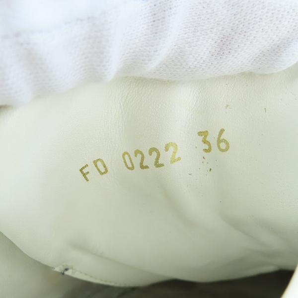 実際に弊社で買取させて頂いた【難あり】Louis Vuitton/ルイヴィトン 22年 タイムアウトライン モノグラム レザースニーカー/36の画像 5枚目