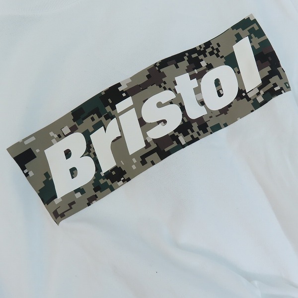 実際に弊社で買取させて頂いたF.C.Real Bristol/F.Cレアルブリストル CAMOUFLAGE BOX LOGO TEE/半袖 プリント Tシャツ FCRB-192070/XLの画像 7枚目