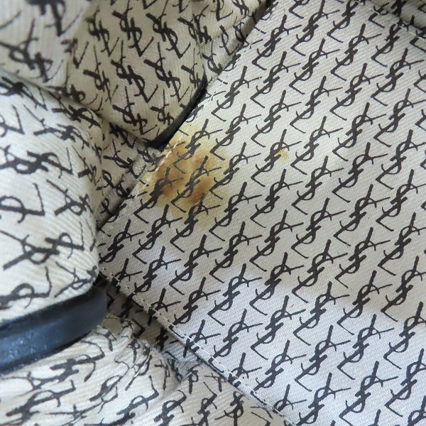 実際に弊社で買取させて頂いたYVES SAINT LAURENT/イブサンローラン レザー ハンドバッグの画像 5枚目