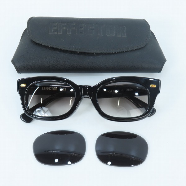 実際に弊社で買取させて頂いたEFFECTOR/エフェクター fuzz/ファズ ウェリントン型/サングラス/アイウェアの画像 8枚目