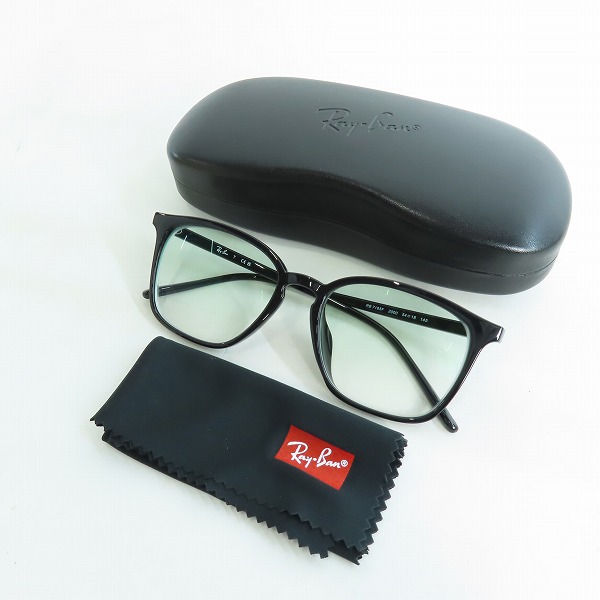 実際に弊社で買取させて頂いたRay-Ban/レイバン 度入り メガネフレーム/アイウェア RB7185Fの画像 8枚目