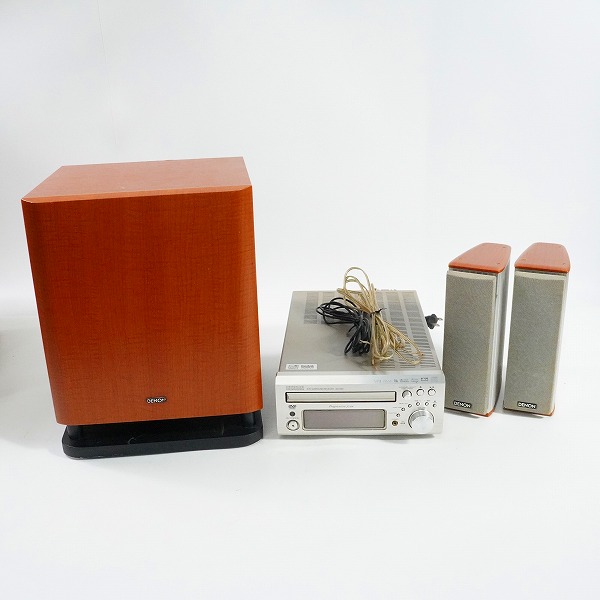 実際に弊社で買取させて頂いた★DENON/デノン ADV-M51/DSW-2L/SC-A3L 2.1チャネル DVDサラウンドレシーバー スピーカーシステム 通電確認済み