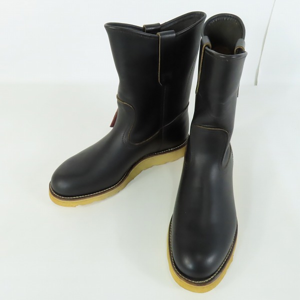 実際に弊社で買取させて頂いた【未使用】RED WING/レッドウィング 羽タグ PECOS BOOTS/ペコスブーツ ブラック 8169/6E