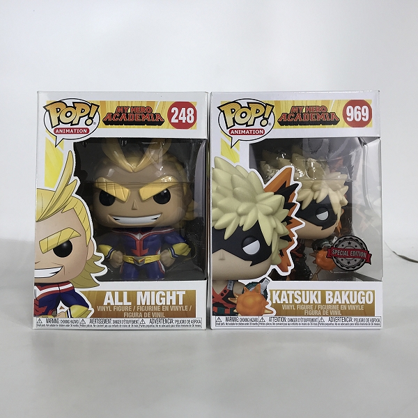 実際に弊社で買取させて頂いた【おまとめ】Funko/ファンコ Pop/ポップ 僕のヒーローアカデミア/ヒロアカ オールマイト/爆豪 等 フィギュアの画像 2枚目