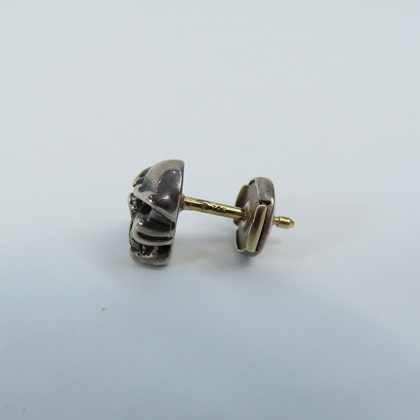 実際に弊社で買取させて頂いたTRAVIS WALKER/トラヴィスワーカー スカル ピアスの画像 2枚目