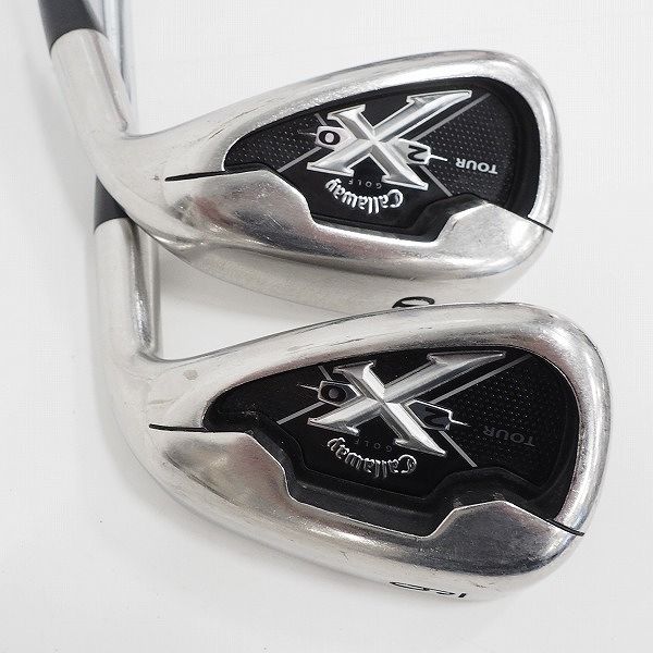 実際に弊社で買取させて頂いたCallaway/キャロウェイ X-20 TOUR/ツアー アイアン #4～9,Pw 7本セット Memphis 10 FLEX:SR相当の画像 5枚目