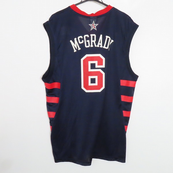 実際に弊社で買取させて頂いたReebok/リーボック アメリカ代表 McGRADY/マグレディ #3 ユニフォーム/Lの画像 1枚目