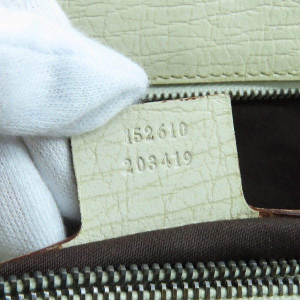 実際に弊社で買取させて頂いたGUCCI/グッチ ニュージャッキー トートバッグ 152610 203419の画像 5枚目