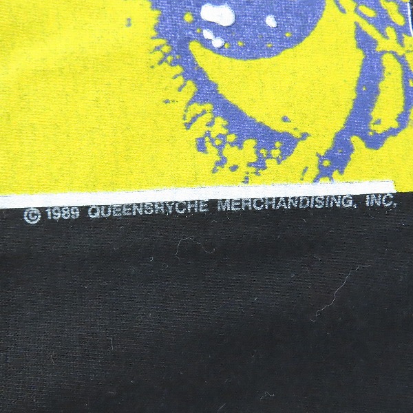 実際に弊社で買取させて頂いたQUEENSRYCHE/クイーンズライク Operation:mindcrime 1989 ヴィンテージ バンドTシャツ の画像 3枚目