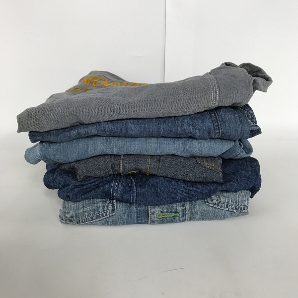 実際に弊社で買取させて頂いた【おまとめ】DUFFER/ダファー JOURNAL STANDARD/ジャーナルスタンダード 他 シャンブレーシャツ/デニムシャツ/デニムベストの画像 2枚目