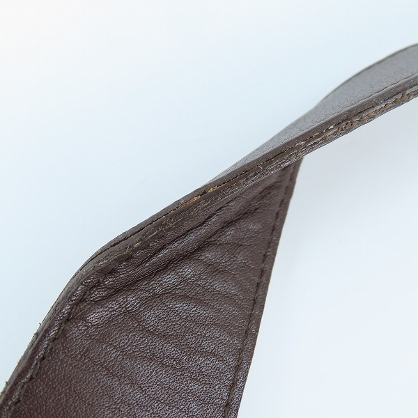 実際に弊社で買取させて頂いたCOACH/コーチ オールドコーチ レザー トートバッグ ブラウン 4082の画像 5枚目