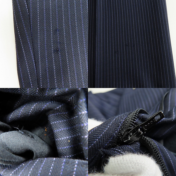 実際に弊社で買取させて頂いたBURBERRY BLACK LABEL/バーバリー ブラックレーベル スーツ/セットアップ BMD27-710-28/42Rの画像 5枚目