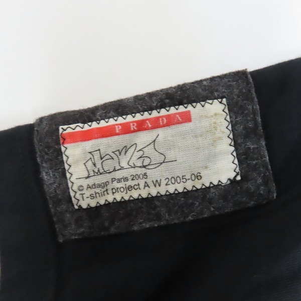 実際に弊社で買取させて頂いたPRADA/プラダ 05AW adagp paris 半袖Tシャツ/XSの画像 5枚目