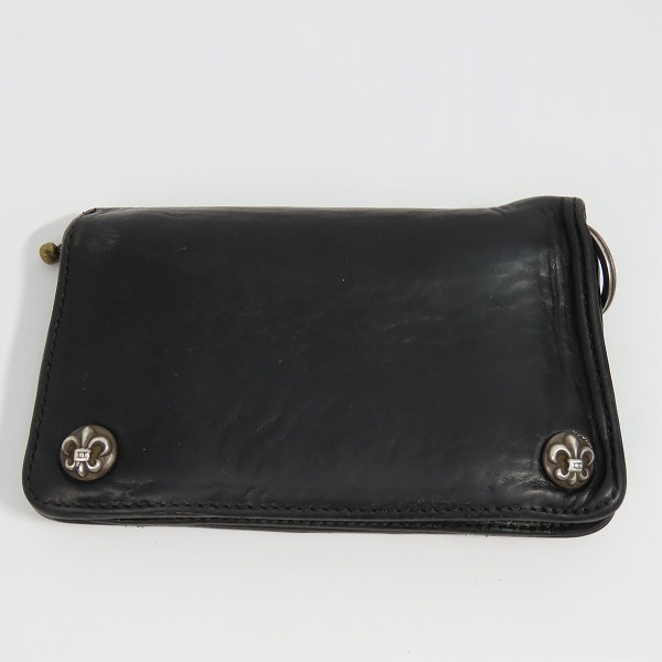 実際に弊社で買取させて頂いたCHROME HEARTS/クロムハーツ BSフレア１ZIP Wallet/財布
