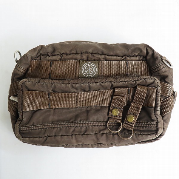 実際に弊社で買取させて頂いたPORTER Classic/ポータークラシック SUPER NYLON WAIST BAG スーパーナイロン ブラウン ウエストバッグの画像 0枚目