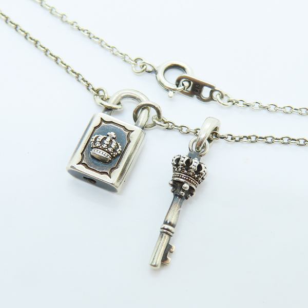 実際に弊社で買取させて頂いたJustin Davis/ジャスティンデイビス CHELSEA ネックレス 南京錠モチーフ SNJ773 