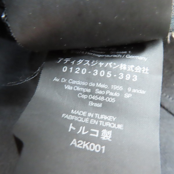 実際に弊社で買取させて頂いたY-3/ワイスリー Yohji Yamamoto×adidas/ヨウジヤマモト×アディダス ジャケット A2K001/Lの画像 4枚目