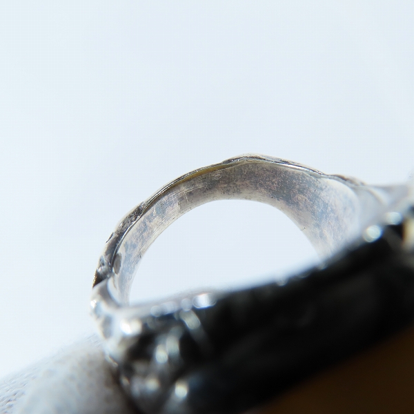 実際に弊社で買取させて頂いたALEX STREETER/アレックスストリーター エンジェルハートリング 17年限定 k18スター パウダーバルティックアンバー/9.5号の画像 7枚目