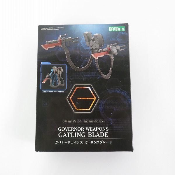 実際に弊社で買取させて頂いた【未開封】コトブキヤ ヘキサギア 1/24 ガバナーウェポンズ ガトリングブレード/オルタナティブ トラックダウン 2点セットの画像 1枚目