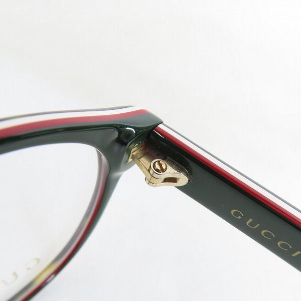 実際に弊社で買取させて頂いた(2)GUCCI/グッチ メガネフレーム アイウェア GG0273O-002の画像 4枚目